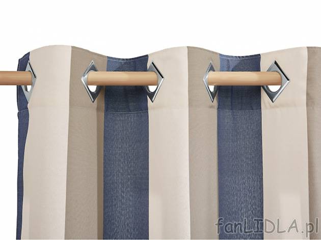 Komplet zasłon 135 x 265 cm, 2 szt. Meradiso, cena 89,90 PLN za 1 opak. 
- zasłona ...