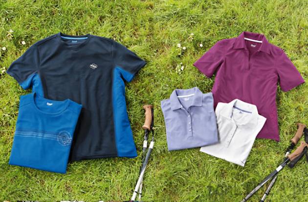 Damska koszulka sportowa, cena 25,99PLN ( z prawej) - funkcjonalna koszulka polo ...