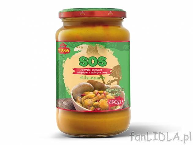 Sos do dań z woka , cena 4,00 PLN za 490 g/1 opak., 1 kg=10,18 PLN. 
Oferta ważna ...
