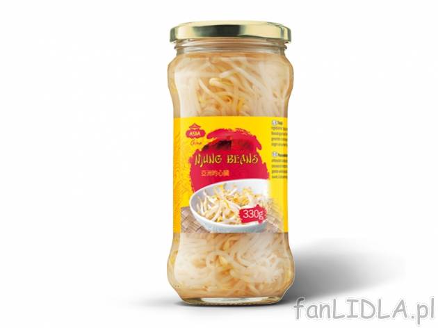 Kiełki fasoli mung , cena 2,00 PLN za 330 g/1 opak., 1 kg=16,61 PLN. 
Oferta ważna ...