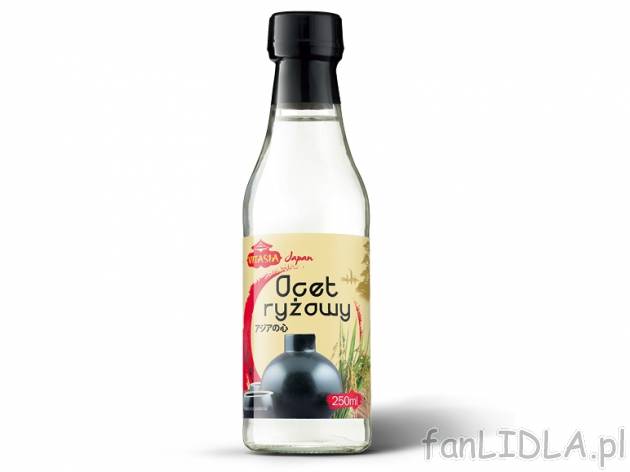 Ocet ryżowy , cena 4,00 PLN za 250 ml/1 but., 100 ml=1,80 PLN. 
Oferta ważna ...