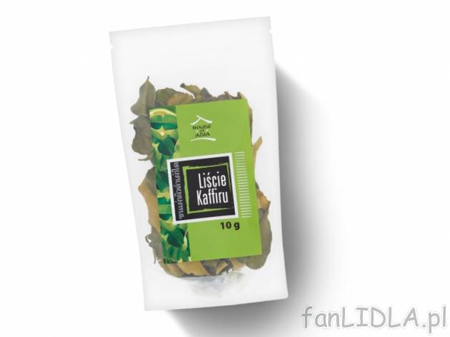 House of Asia Liście Kaffiru , cena 3,00 PLN za 10 g/1 opak., 100 g=39,90 PLN. ...