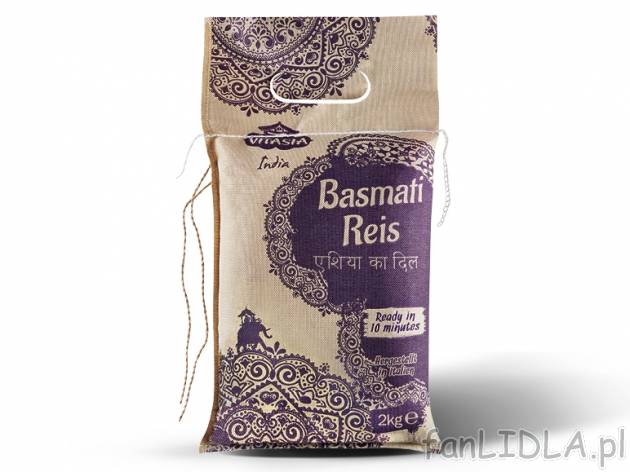 Ryż basmati lub jaśminowy , cena 13,00 PLN za 2 kg/1 opak., 1 kg=7,00 PLN. 
Oferta ...