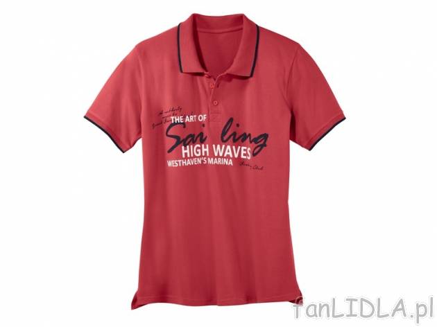 Koszulka polo Livergy, cena 29,99 PLN za 1 szt. 
- rozmiary: XL - 4XL 
- 3 wzory ...