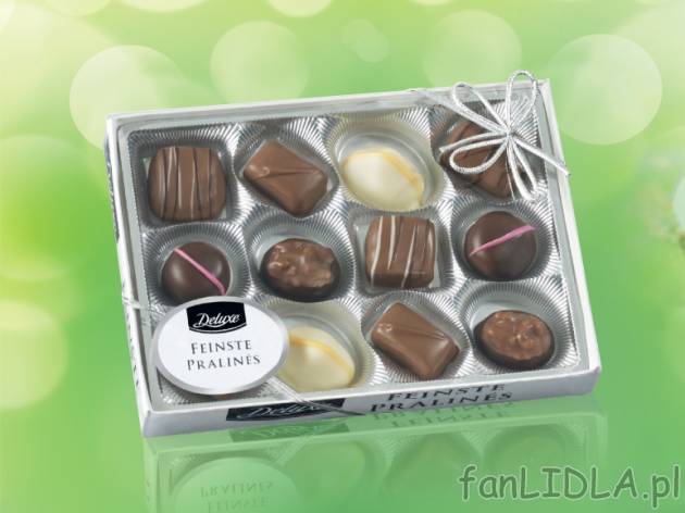 Pralinki , cena 9,99 PLN za 125 g/1 opak., 100g=7,99 PLN. 
- Zachwycają smakiem ...