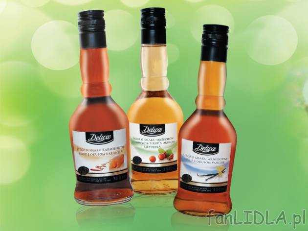 Syrop do kawy , cena 6,99 PLN za 350 ml/1 opak., 1L=19,97 PLN. 
- Polecamy syrop ...