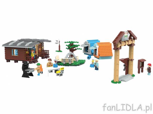 Zestaw klocków L Playtive, cena 89,90 PLN 
pole kempingowe 
- 845 element&oacute;w
- ...