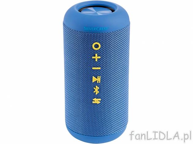 Głośnik L Bluetooth®* Silvercrest, cena 129,00 PLN 
2 kolory 
- wbudowany akumulator ...
