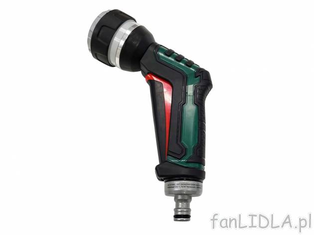 Pistolet zraszający Parkside, cena 19,99 PLN 
2 rodzaje 
- regulacja od silnego ...