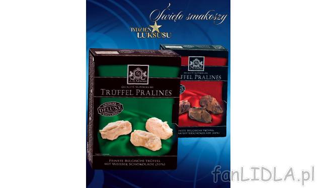 Belgijskie praliny J.D. Gross, cena 9,99 PLN za 340 g 
- ekskluzywne, delikatne ...