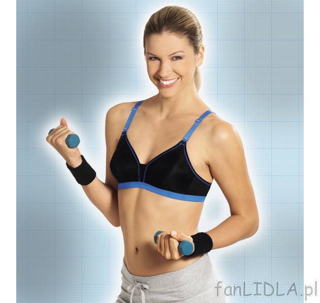 Biustonosz sportowy Crivit Sports, cena 29,99 PLN za 1 szt. 
- idealny do treningu ...