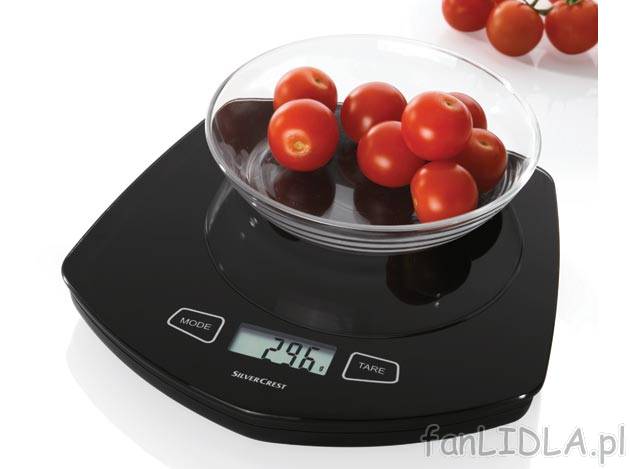 Cyfrowa waga kuchenna Silvercrest, cena 49,99 PLN za 1 szt. 
- precyzyjny pomiar, ...