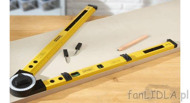 Kątomierz z poziomicą Powerfix, cena 37,99 PLN za 1 szt. 
- do przenoszenia lub ...