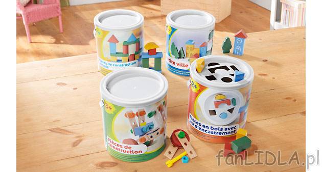 Klocki drewniane dla dzieci , cena 49,99 PLN za 1 opak. 
- do wyboru: 
- klocki ...