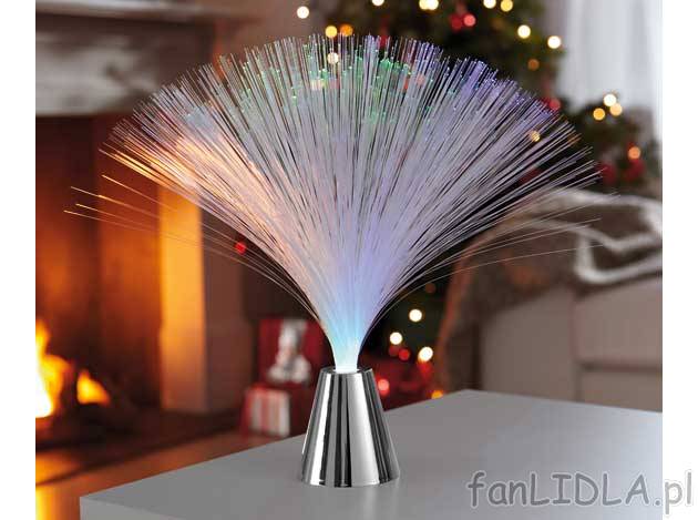 Lampka LED Livarno Lux, cena 9,99 PLN za 1 szt. 
- ozdobna lampka z chromowaną ...