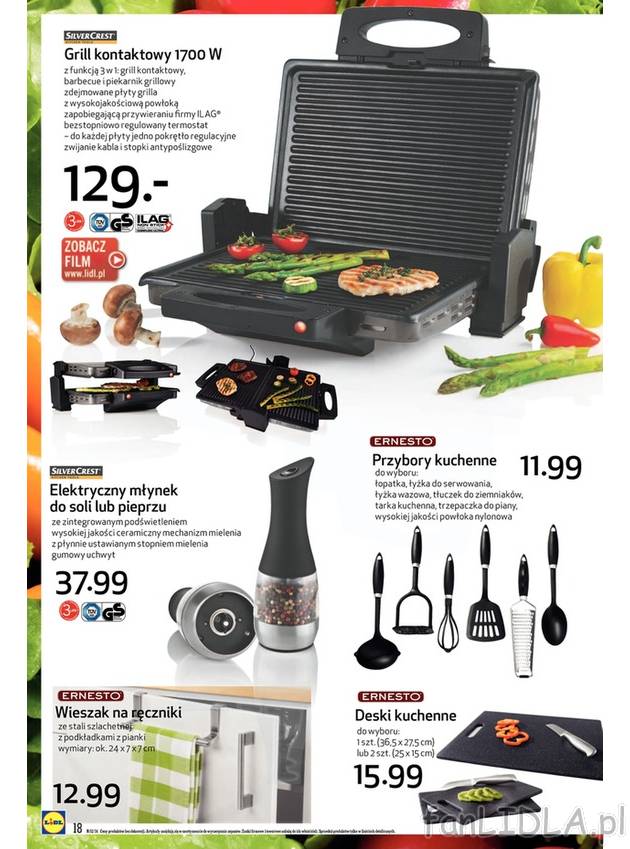 Grill kontaktowy 1700 W doskonały do przygotowywania zdrowej żywności. Ponadto ...