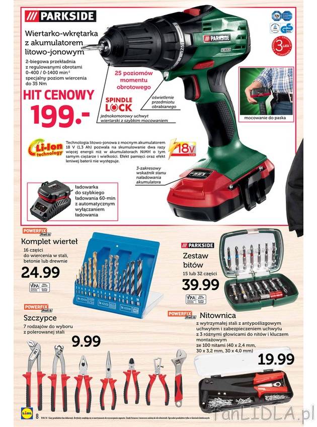 Zestawy narzędzi dla majsterkowiczów oraz nasz HIT CENOWY! Wiertarko-wkrętarka ...