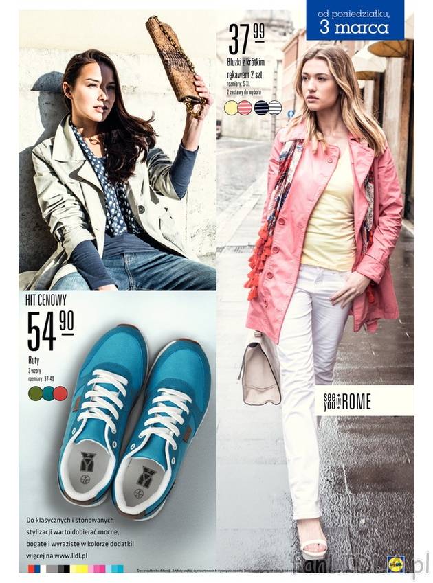 Bluzka z krótkim rękawem, 2 sztuki tylko 37,99zł! Damskie obuwie sportowe