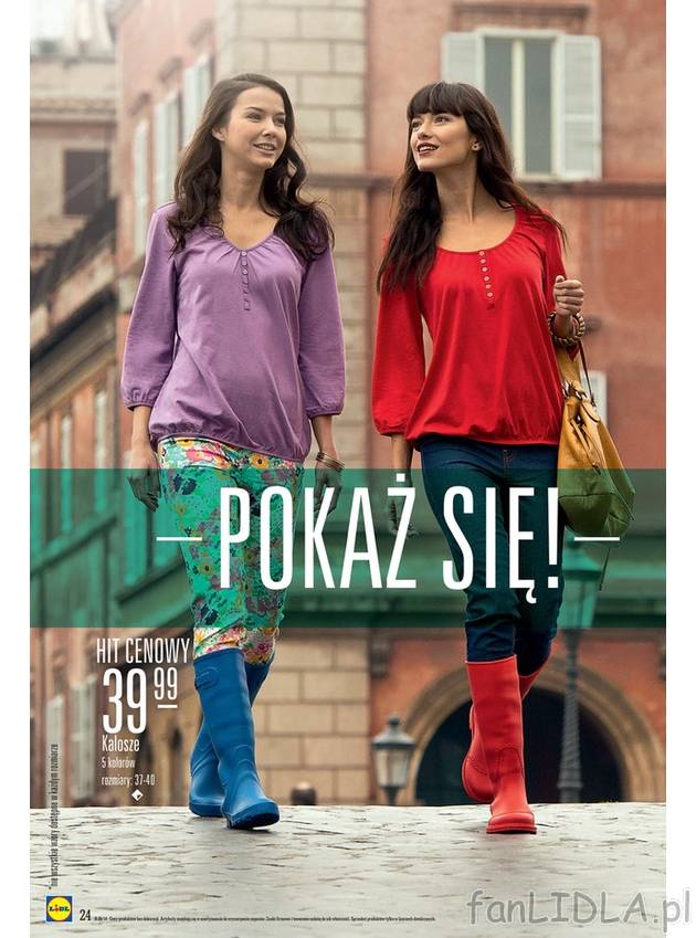 Kalosze dmaskie, w 5 kolorach do wyboru teraz w atrakcyjnej cenie, za jedyne 39,99zł