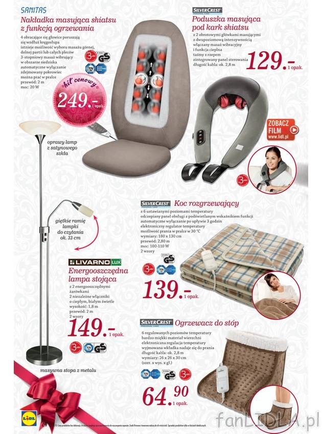Shiatsu, poduszka pod kark