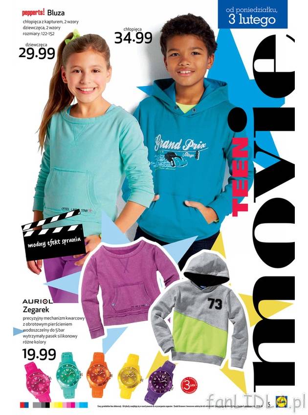 Chłopięce bluzy z kapturem, dziewczęce bluzy z modnym efektem sprania, 2 wzory ...