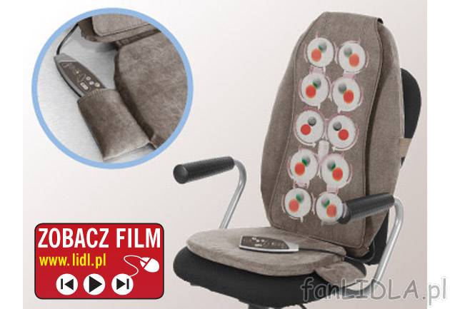 Mata masująca Shiatsu z funkcją ogrzewania Silvercrest Personal Care, cena 249,00 ...