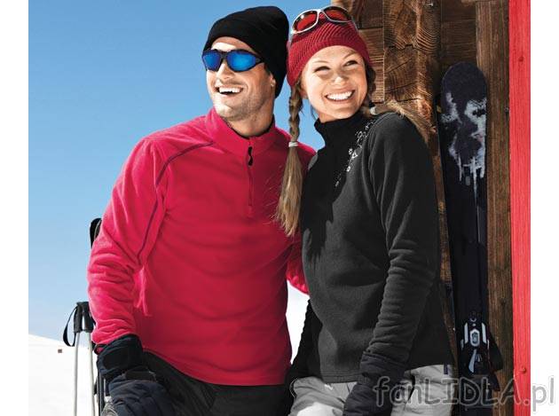 Narciarska bluza polarowa damska lub męska Crivit Sports, cena 34,99 PLN za 1 szt. ...