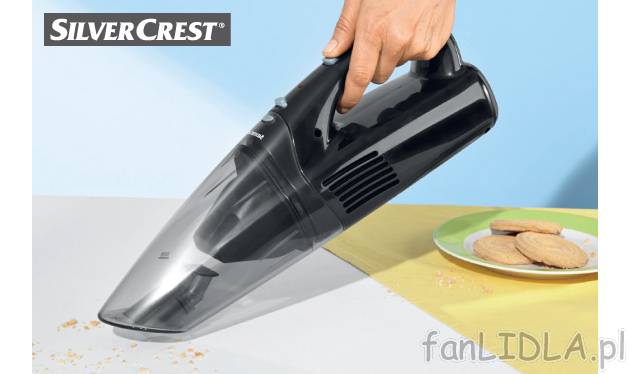 Odkurzacz akumulatorowy Silvercrest, cena 79,90 PLN za 1 szt. 
- do odkurzania ...