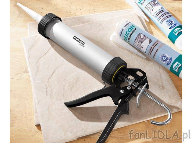 Pistolet do silikonu Powerfix, cena 14,99 PLN za 1 szt. 
- wzmocnione nylonem nakrętki, ...