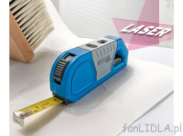 Poziomica laserowa Powerfix, cena 27,99 PLN za 1 szt. 
- łatwe i dokładne, co ...