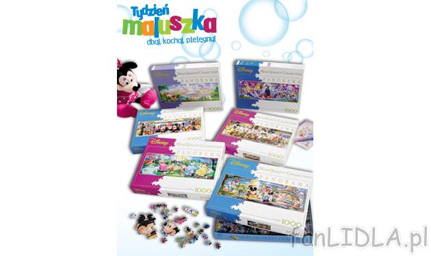 Puzzle panoramiczne , cena 17,99 PLN za 1 opak.