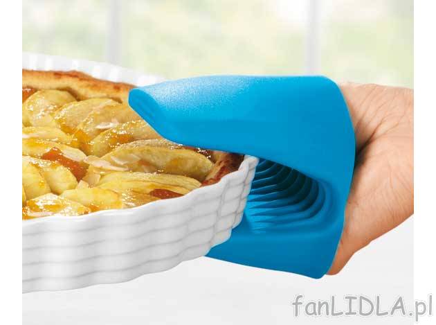 Rękawica z silikonu Cassetti, cena 11,99 PLN za 1 szt. 
- z żaroodpornego silikonu ...