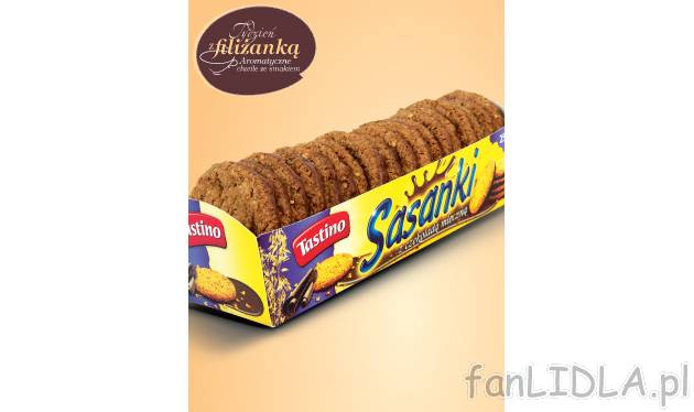 Sasanki z czekoladą , cena 4,29 PLN za 1 opak. 
-  1 opak./ 250 g 
-  100 g = 1.72