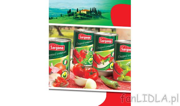 Siekane pomidory , cena 3,49 PLN za 425 ml 
- Z bazylią, z ziołami, z czosnkiem ...