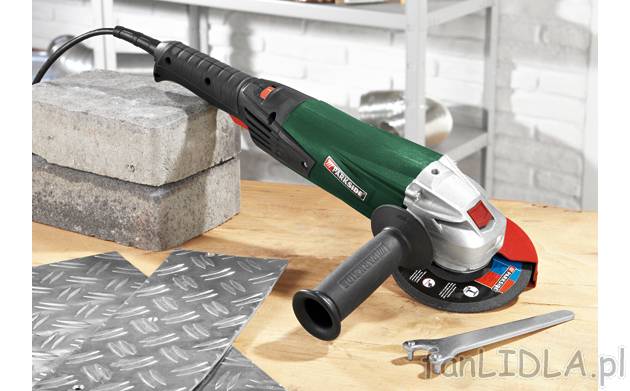 Szlifierka kątowa 1200 W Parkside, cena 129,00 PLN za 1 opak. 
- praca dostosowana ...