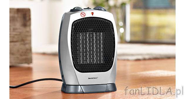 Termowentylator ceramiczny 1800 W Silvercrest, cena 74,90 PLN za 1 szt. 
- kompaktowy ...