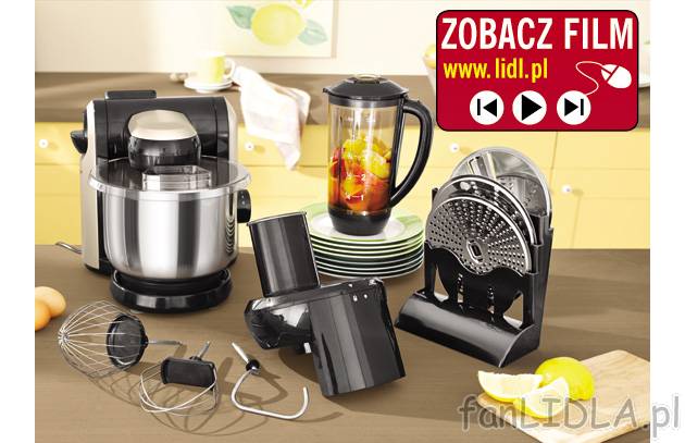 Wielofunkcyjny robot kuchenny 550 W Silvercrest Kitchen Tools, cena 299,00 PLN za ...