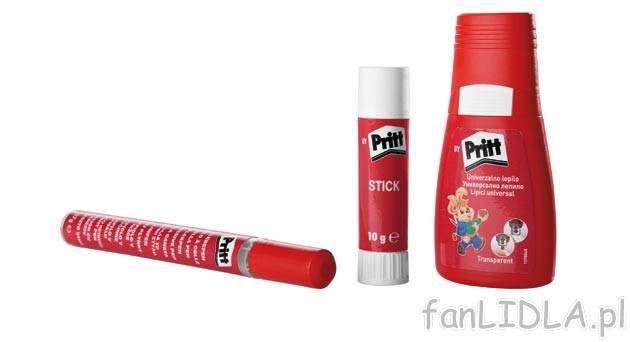 Zestaw 3 klejów Pritt, cena 9,99 PLN za 1 opak. 
- klej w sztyfcie, 10 g, 
- ...