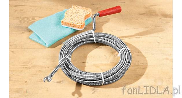 Spirala do czyszczenia rur Powerfix, cena 21,99 PLN za 1 opak.