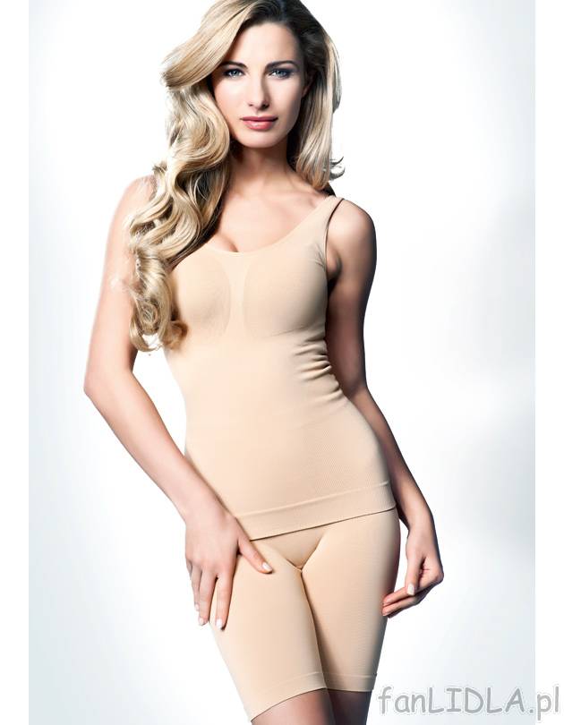 Bezszwowa koszulka modelująca Jolinesse, cena 27,99 PLN za 1 szt. 
- wszyte strefy ...