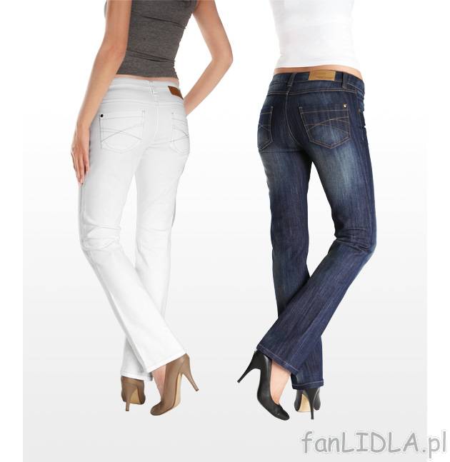 Dżinsy Esmara, cena 49,99 PLN za 1 para 
- nogawka w stylu straight cut 
- w ...