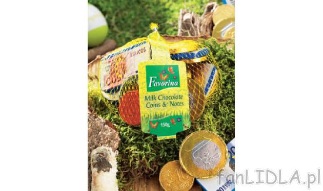 Monety czekoladowe , cena 5,49 PLN za 150 g/ 1 opak. 
-  150 g/ 1 opak. 
-  100 g = 3.66