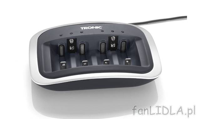 Ładowarka uniwersalna Tronic, cena 39,99 PLN za 1 szt. 
- do akumulatorków Ni-MH ...