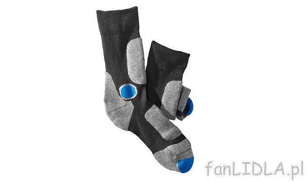 Skarpety motocyklowe Crivit Sports, cena 14,99 PLN za 1 para 
- skarpety funkcyjne ...