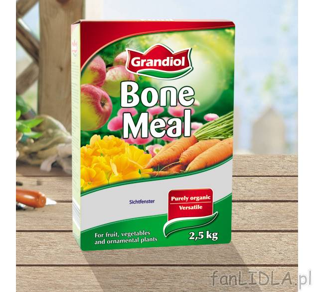 Mączka rogowa , cena 16,99 PLN za 2,5 kg = 1 opak. 
- działa łagodnie i długotrwale ...