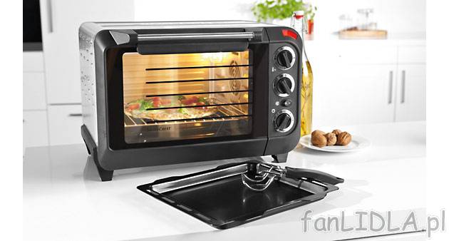 Piekarnik elektryczny 1380 W z grillem i termoobiegiem Silvercrest Kitchen Tools, ...