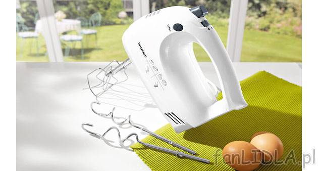 Mikser ręczny 300 W Silvercrest Kitchen Tools, cena 49,99 PLN za 1 opak. 
- 5 ...