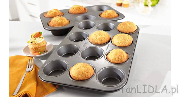 Forma do muffinek , cena 19,99 PLN za 1 opak. 
- do pieczenia 6 dużych lub 12 ...