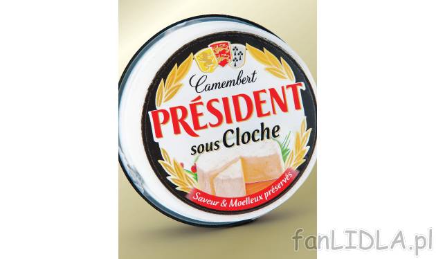 Camembert sous Cloche , cena 6,99 PLN za 250 g/ 1 opak. 
- 250 g/ 1 opak. 
- 100 ...