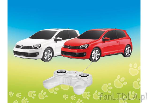 Samochód zdalnie sterowany VW Golf GTI , cena 49,99 PLN za 1 opak. 
- sterowanie ...